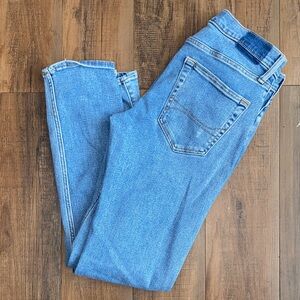 Hollister Medium Blue Slim Straight Jeans